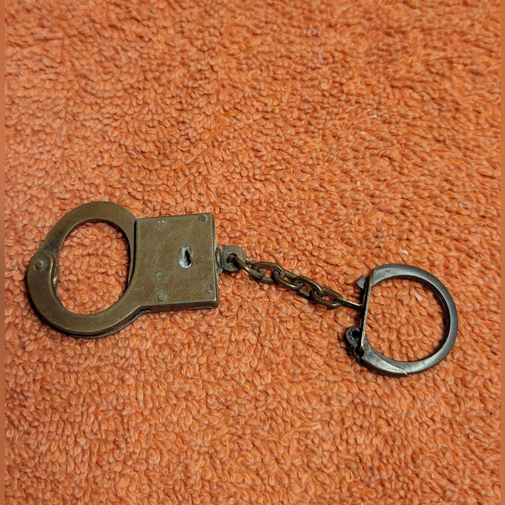 Mini Handcuff Keychain Made in Hong Kong
